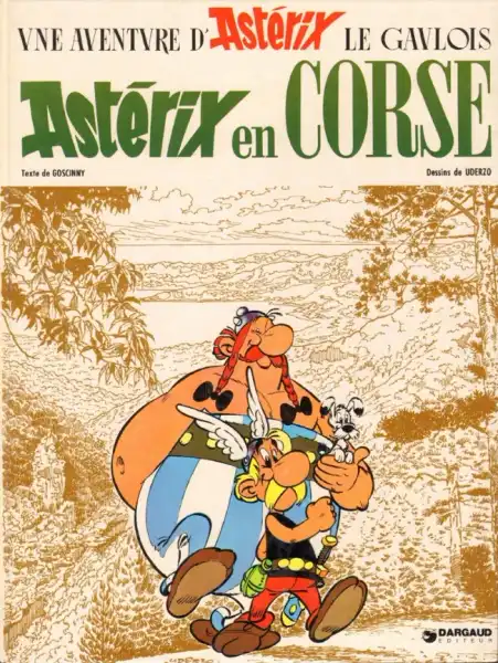 Asterix en corse Couverture Asterix en corse