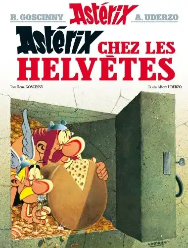 Astérix chez les helvètes Couverture Astérix chez les helvètes