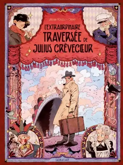 L'extraordinaire traversée de Julius Crèvecoeur Couverture L'extraordinaire traversée de Julius Crèvecoeur
