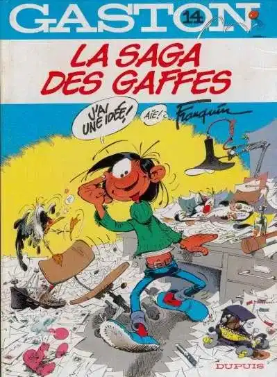 Couverture La saga des gaffes