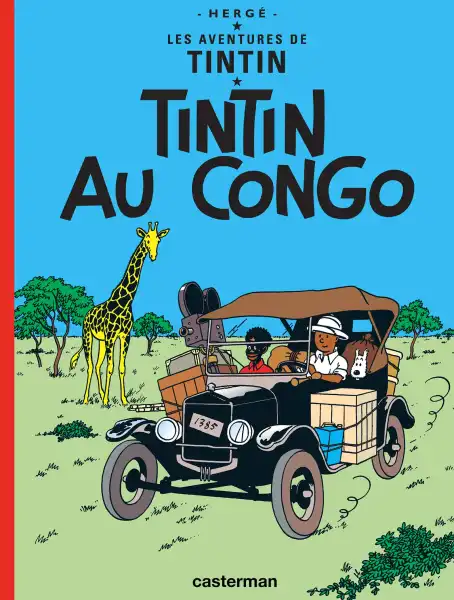 Tintin au congo Couverture Tintin au congo
